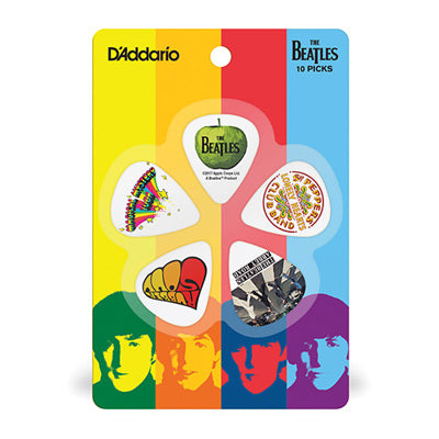 Beatles Guitar Picks, Albums 10 pack, Thin