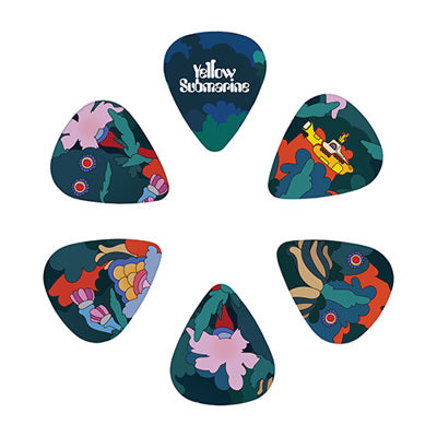 Beatles Yellow Submarine 55th Anniversary Guitar Picks, Under the Sea, Medium Gauge (.70mm), 15-Pack Tin
