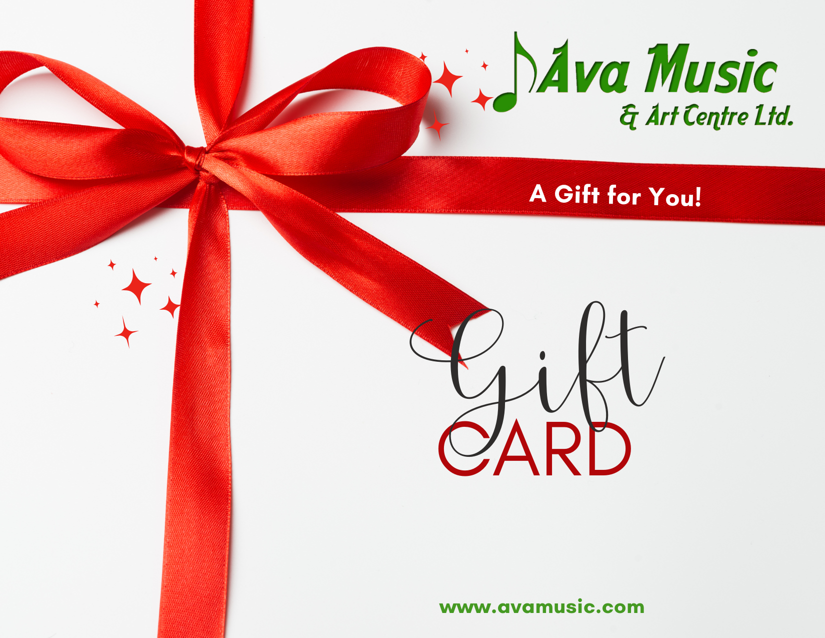 Ava Music Gift Card