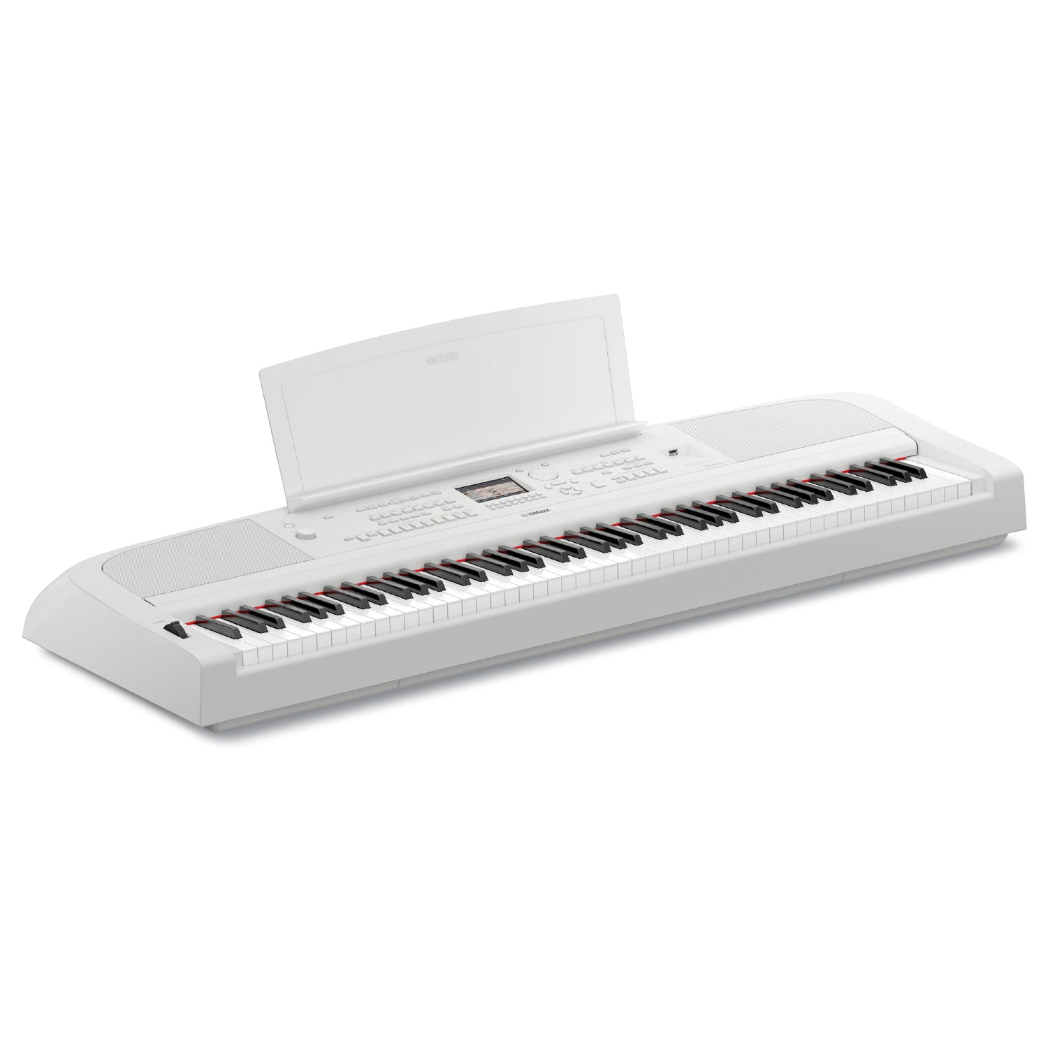 An image of a White DGX670 DIGITAL PIANO by Yamaha