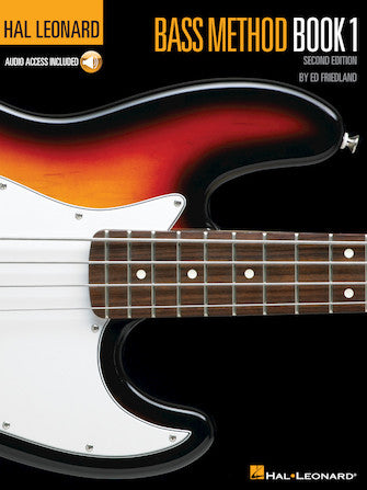 Hal Leonard Bass Method Book 1 – 2nd Edition Book/Online Audio