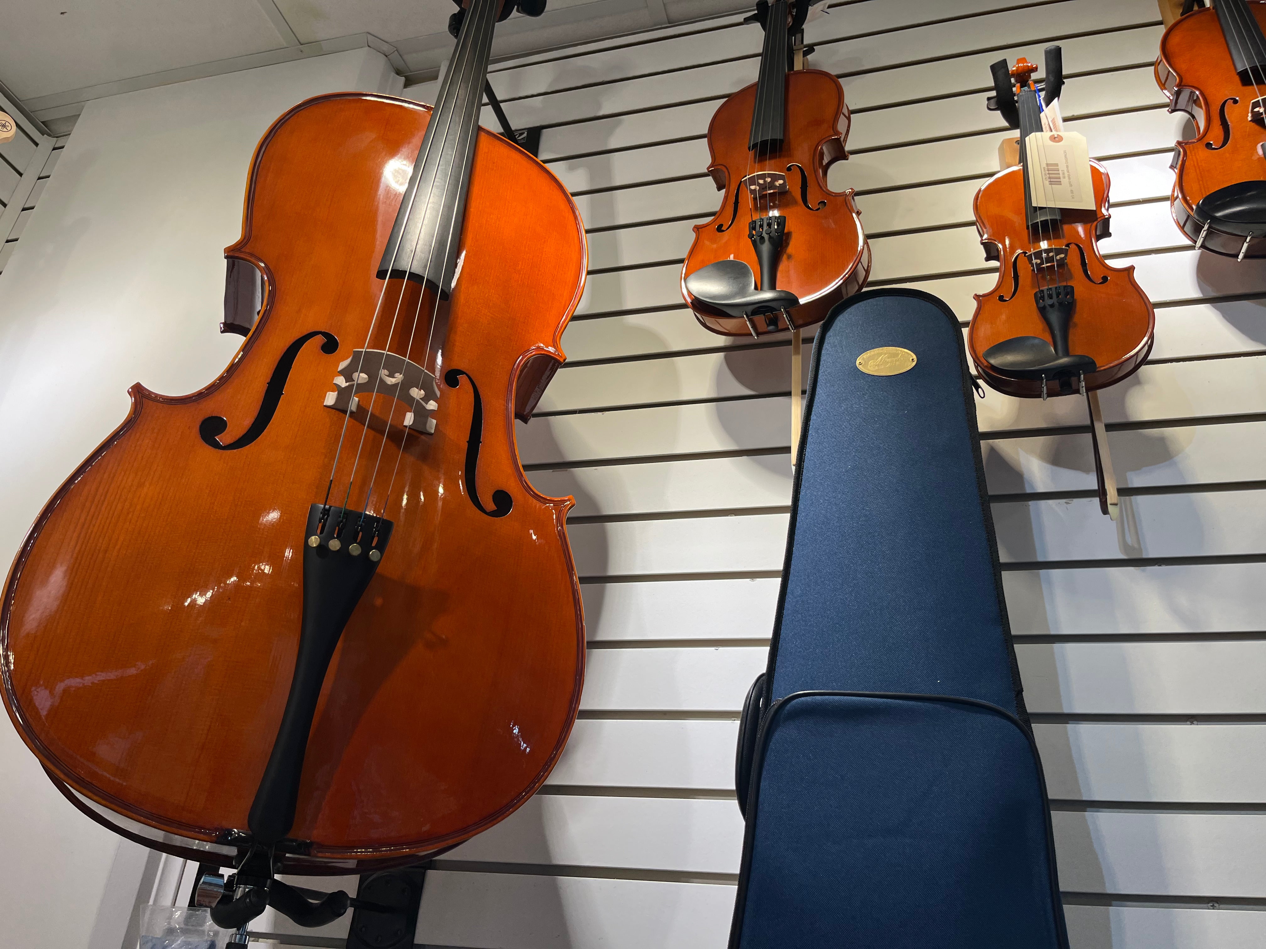 violins and cello
