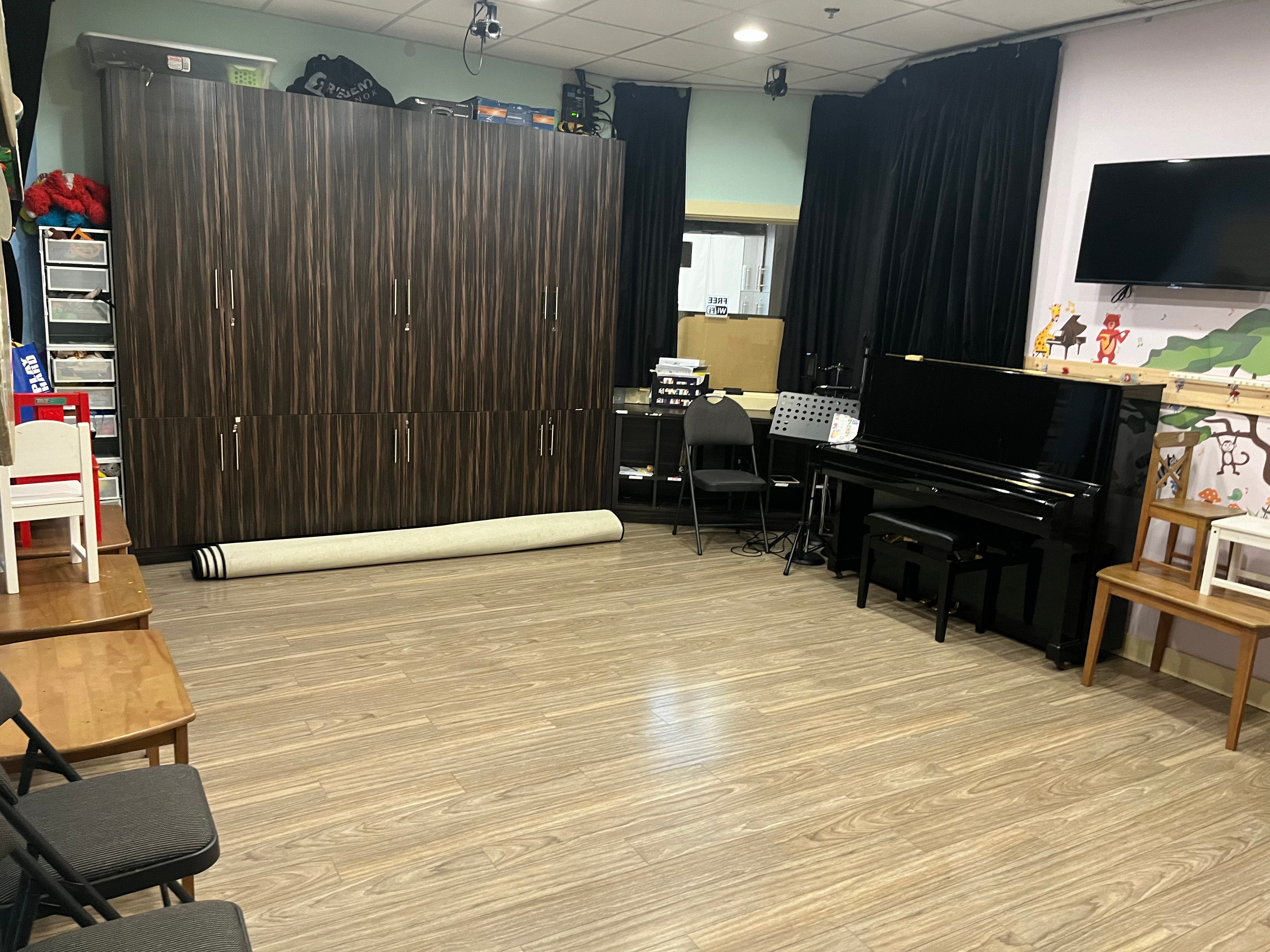 an instrument lessons room
