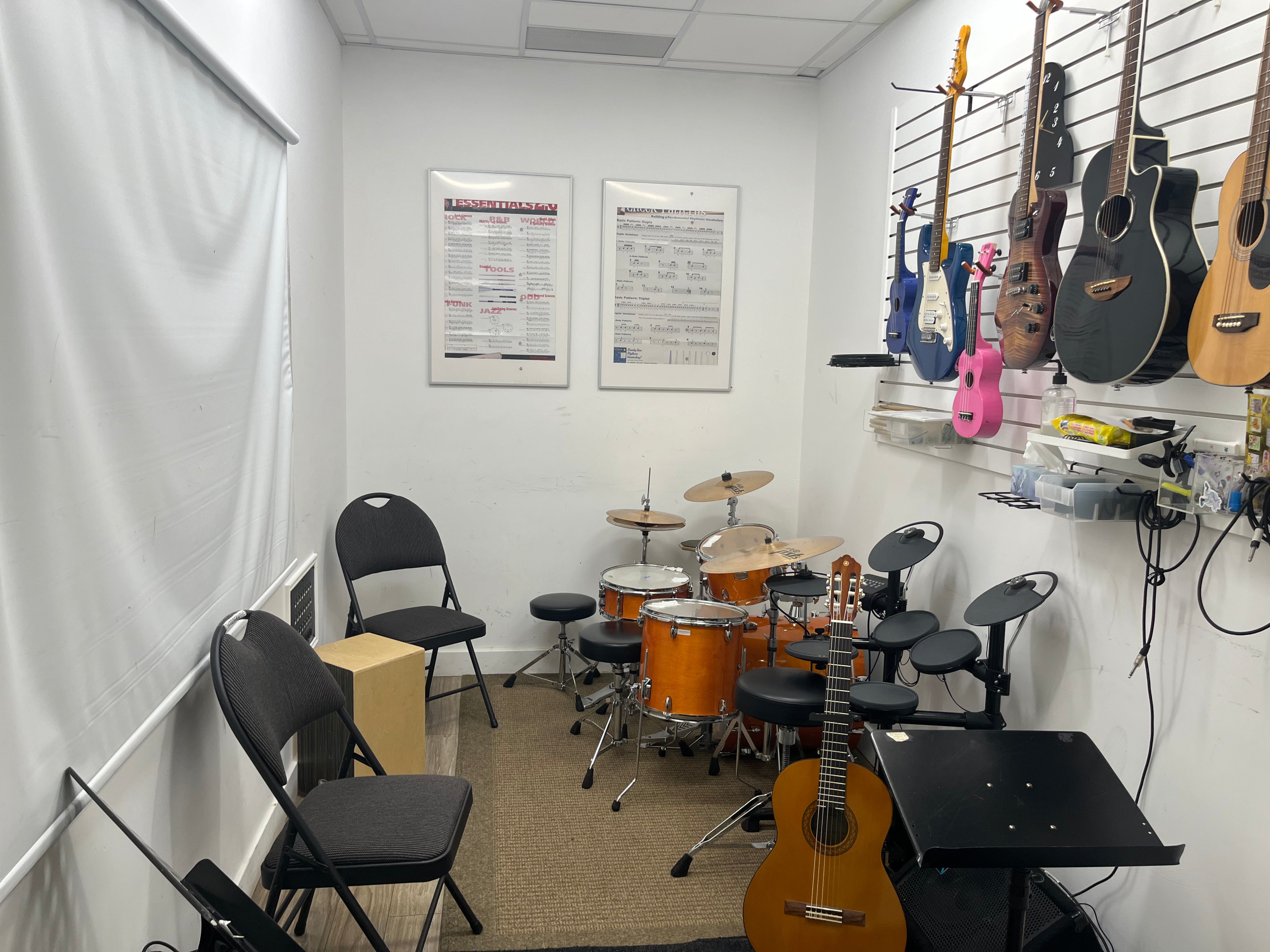 all instruments in a room