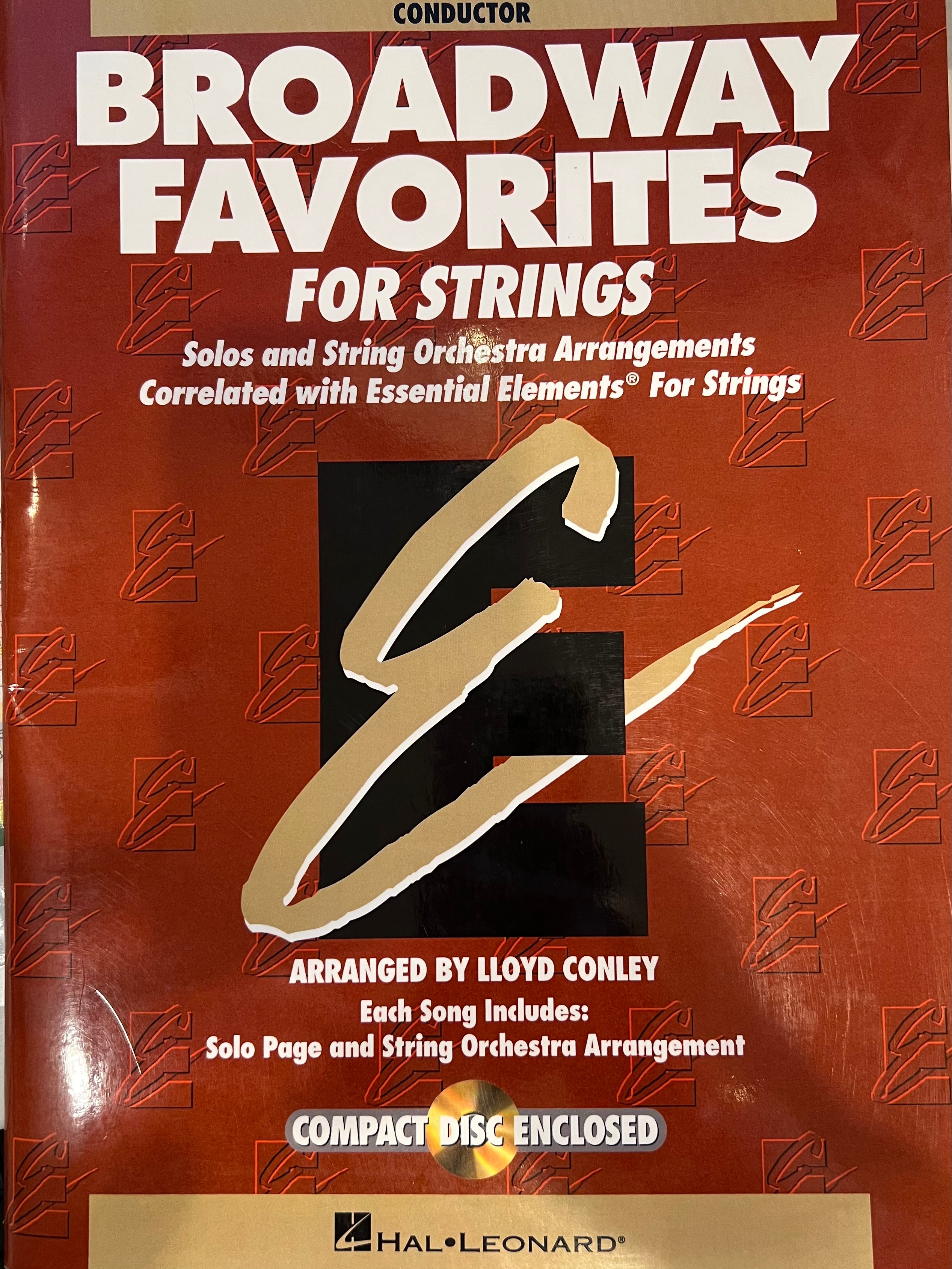 Essential Elements Broadway Favorites for Strings – Conductor