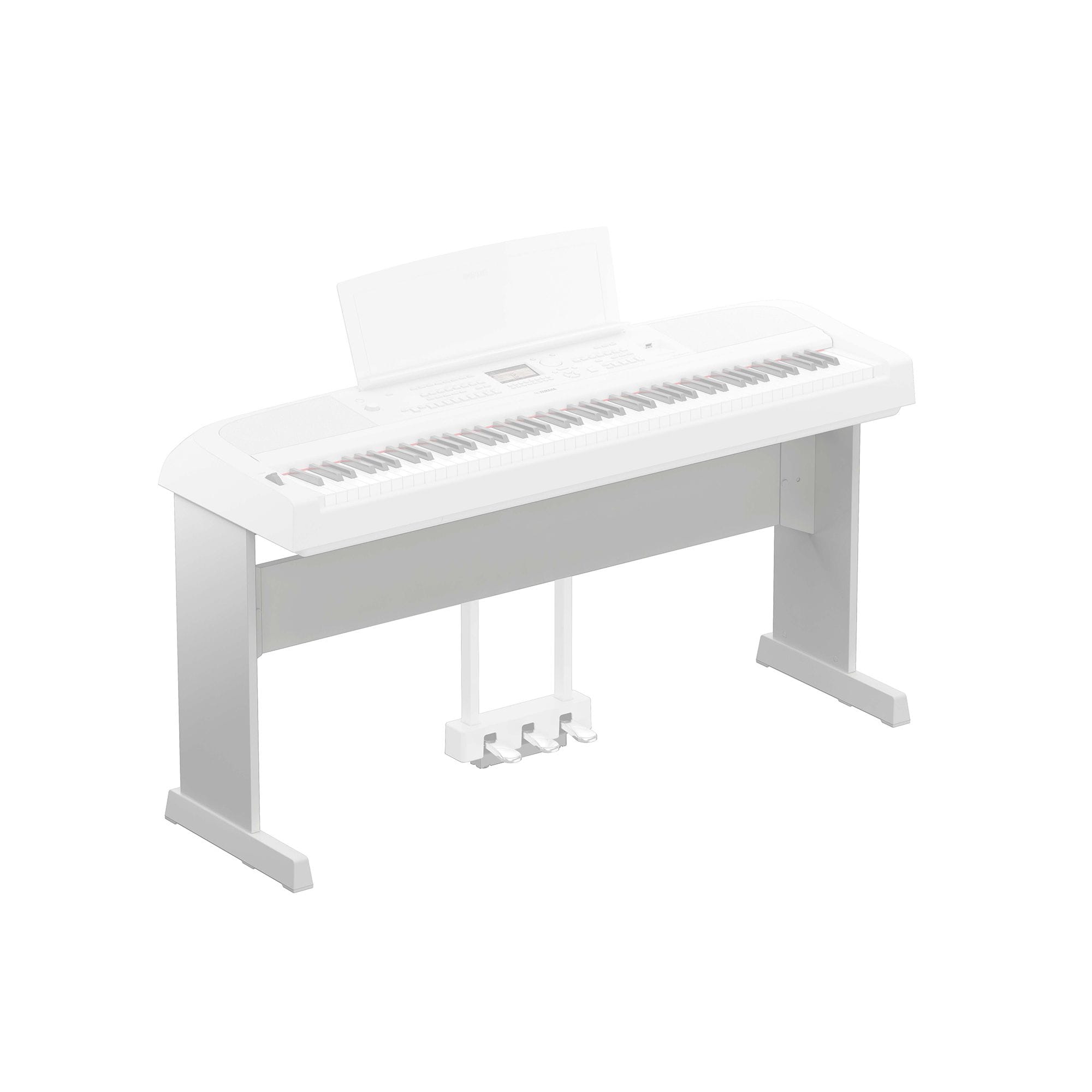 An image of a White   L300 YAMAHA KEYBOARD STAND by AvaMusic