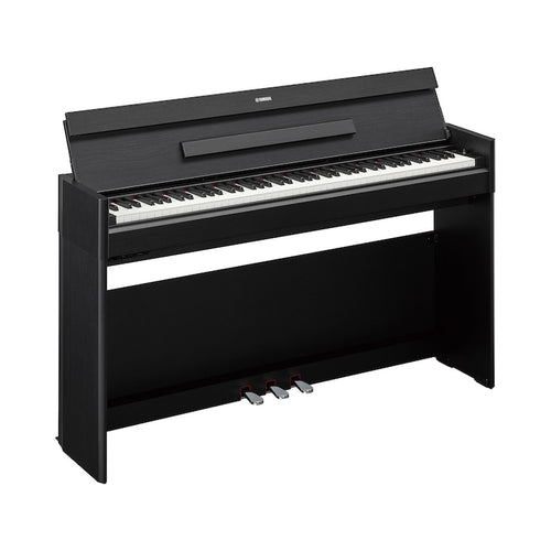 An image of a Black   YDP-S55 Yamaha Digital Piano Arius series by Yamaha