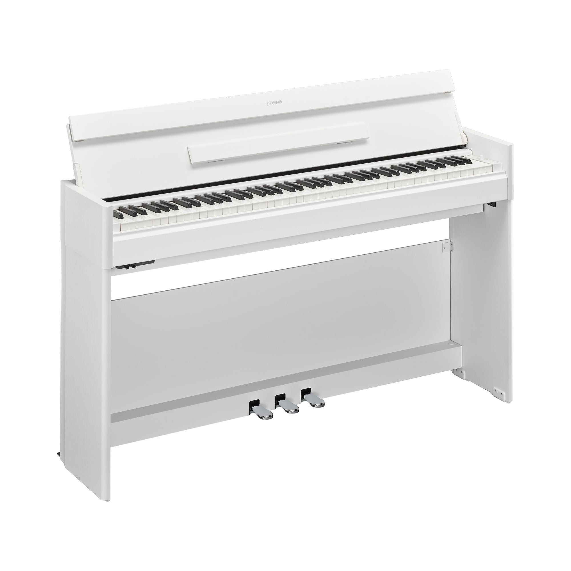 An image of a White   YDP-S55 Yamaha Digital Piano Arius series by Yamaha