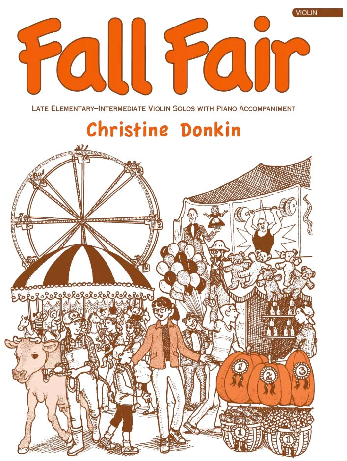 Fall Fair - Donkin - Late Elementary-Intermediate Violin/Piano - Book