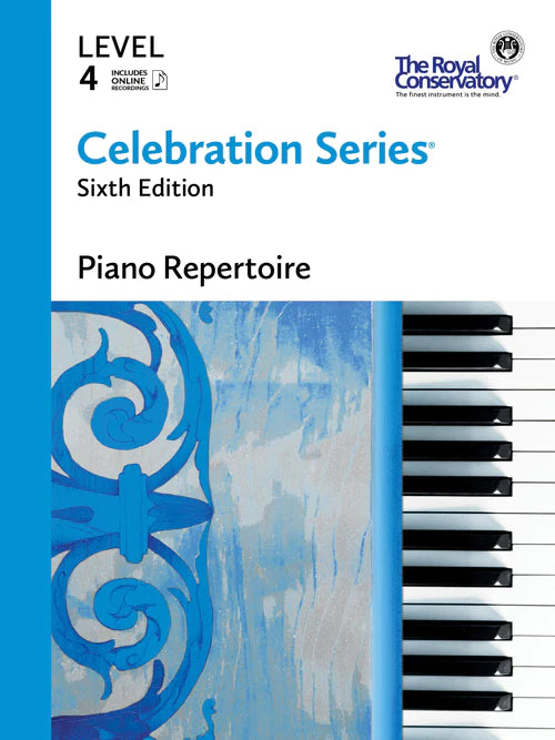 An image of a Level 4 RCM Repertoire (Piano) by The Royal Conservatory