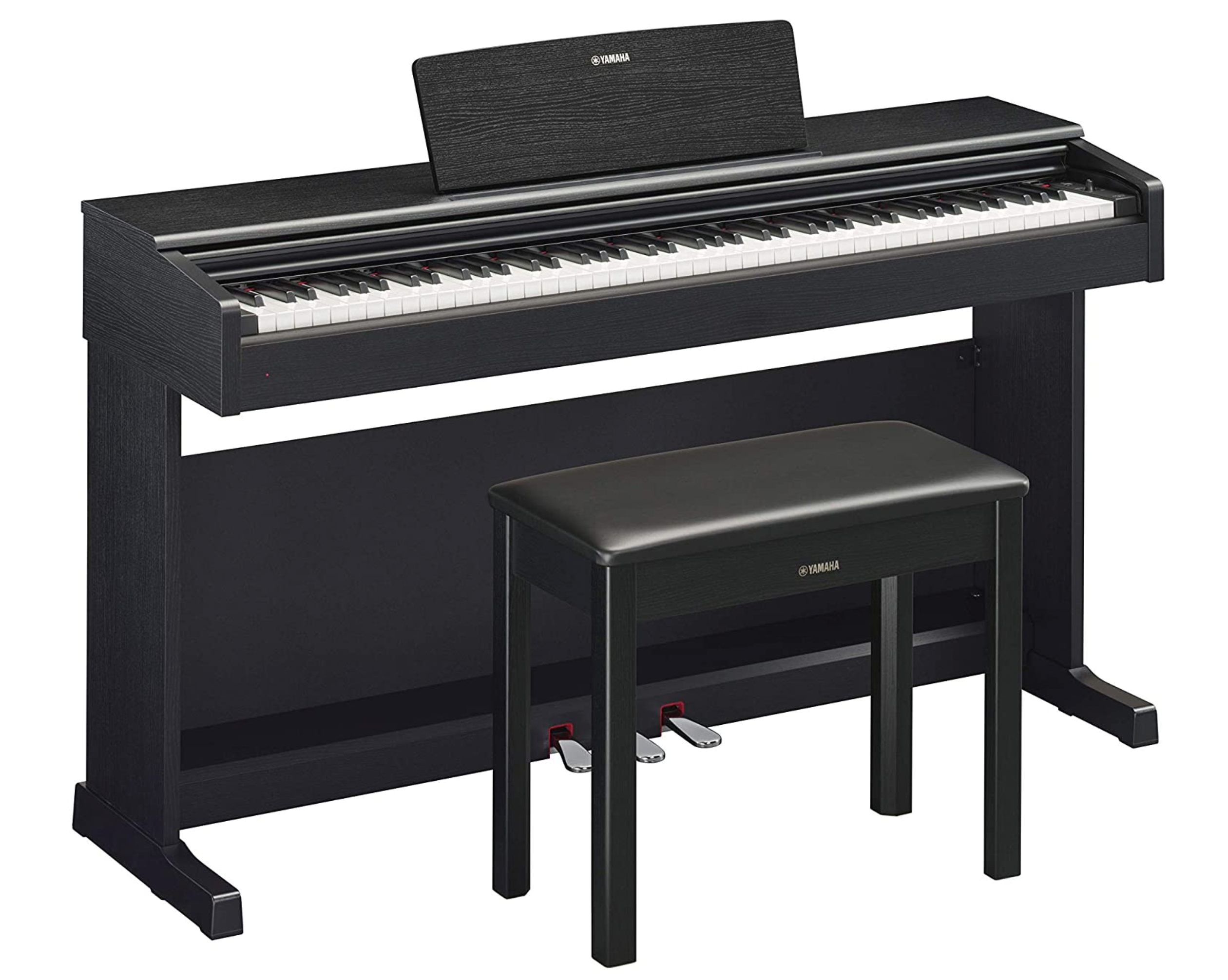 An image of a Black YDP-145 Yamaha Digital Piano Arius Series by Yamaha