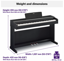 Load image into Gallery viewer, An image of a    YDP-145 Yamaha Digital Piano Arius Series by Yamaha
