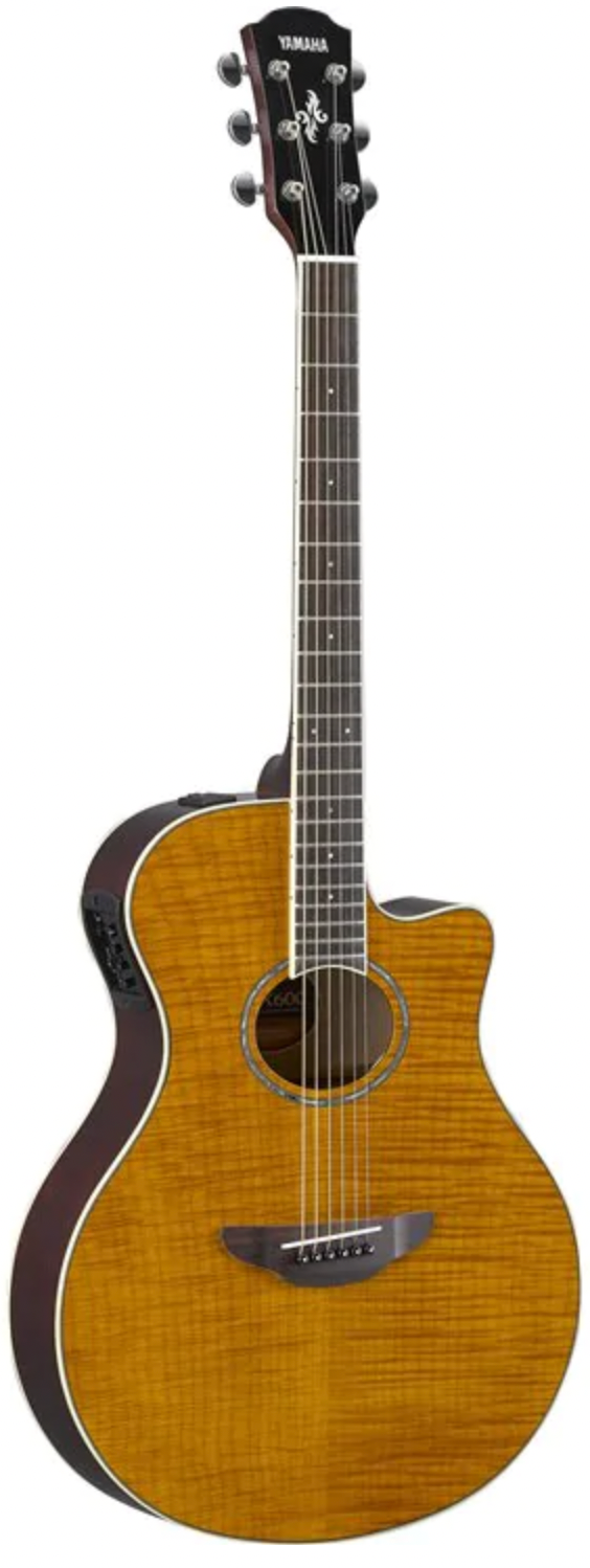 An image of a APX600FM AM YAMAHA ELECTRIC ACOUSTIC GUITAR by Yamaha