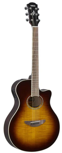 An image of a    APX600FM TBS   YAMAHA ELECTRIC ACOUSTIC GUITAR by Yamaha