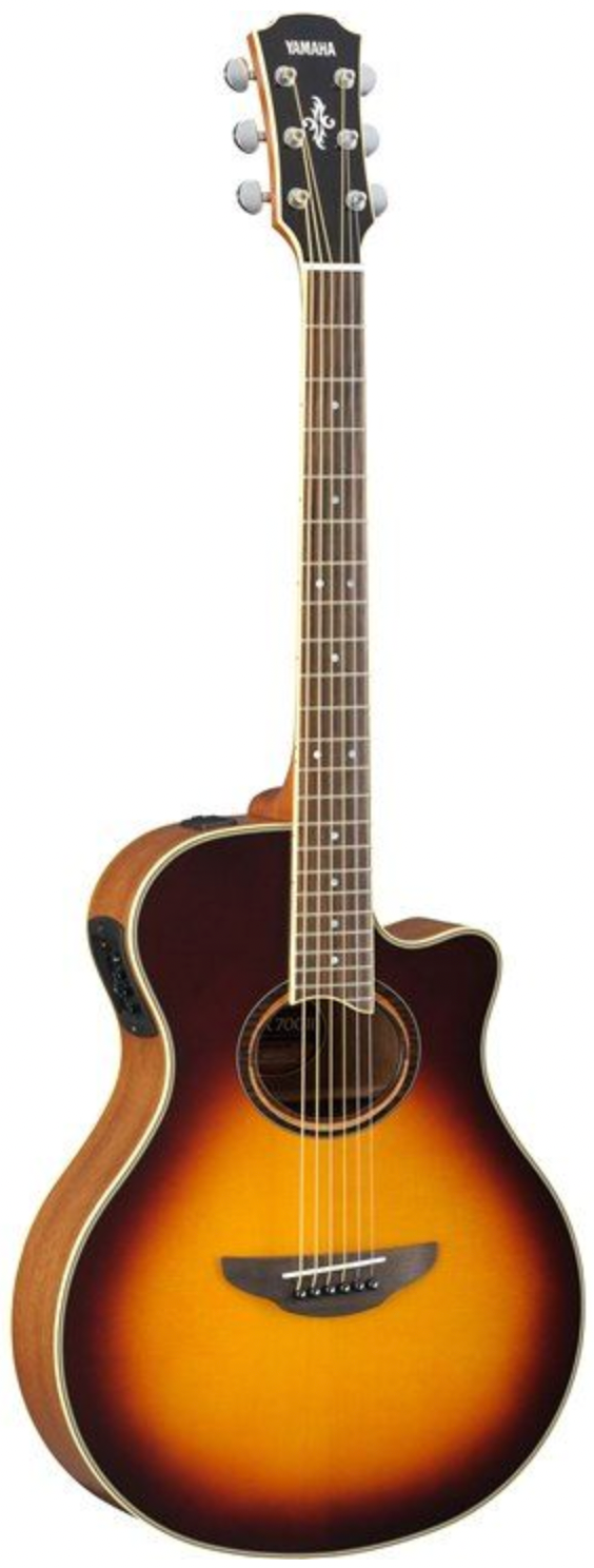 An image of a APX700II BS YAMAHA ELECTRIC ACOUSTIC GUITAR by Yamaha