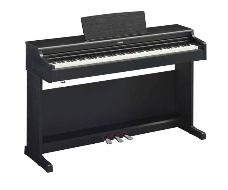 An image of a Black YDP-165 Yamaha Digital Piano Arius Series by Yamaha