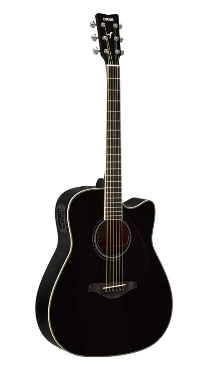 An image of a    FGX820C BL YAMAHA FOLK GUITAR by Ava Music