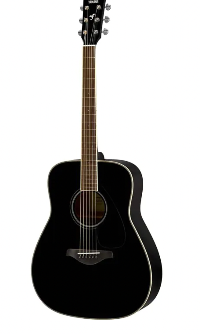 An image of a FG820 BL YAMAHA FOLK GUITAR by Ava Music