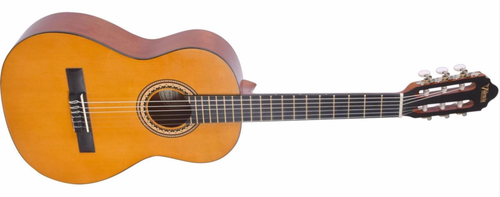 An image of a    Valencia 4/4 Classical Acoustic Guitar, Natural VC204-AN by Valencia