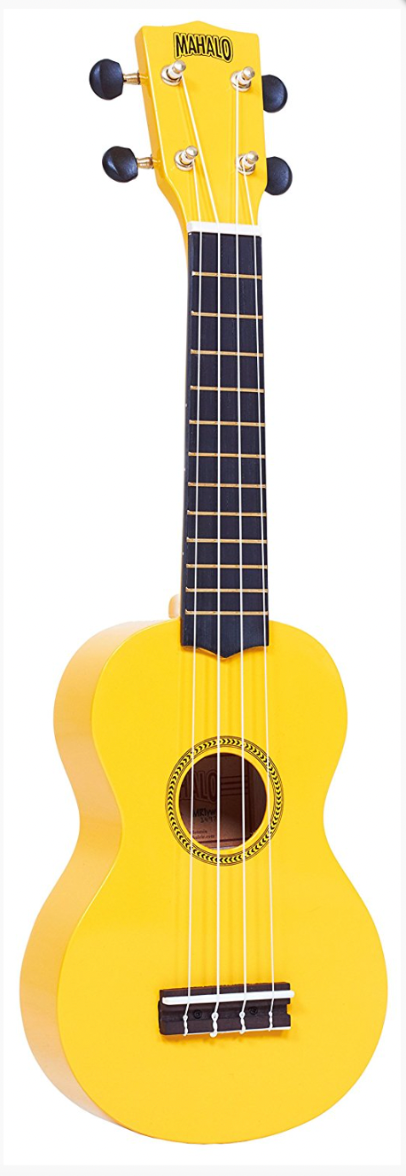 An image of a Yellow Mahalo Ukulele by Mahalo