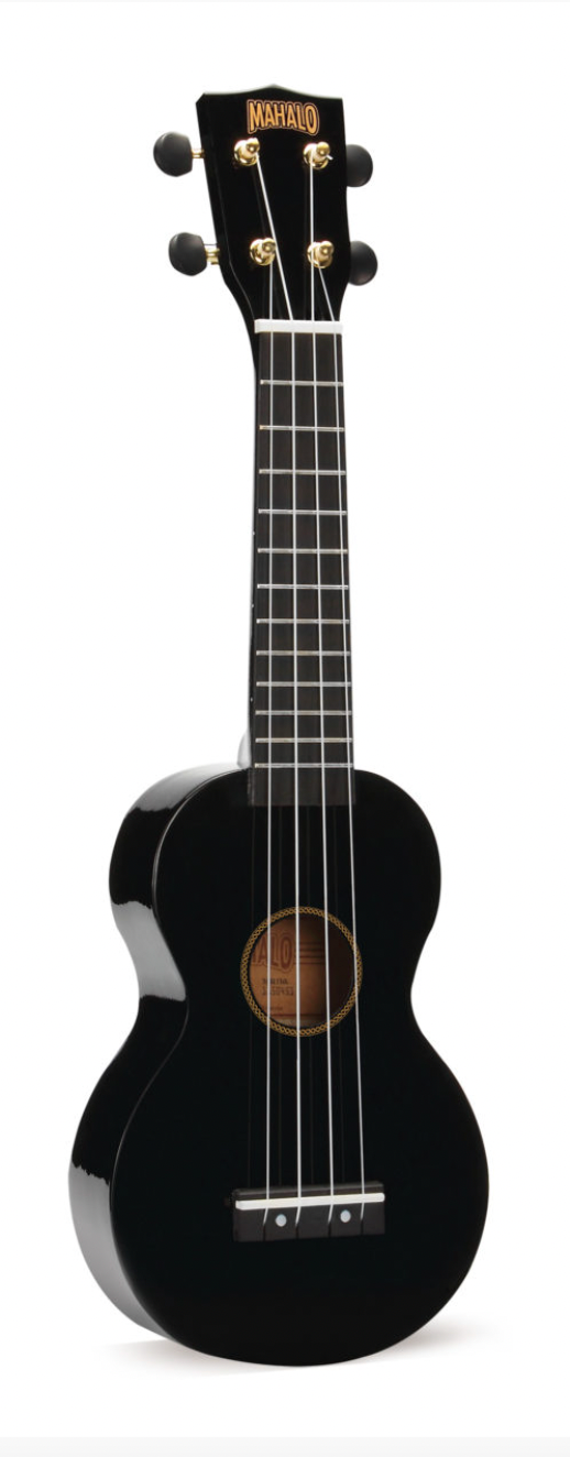 An image of a Black Mahalo Ukulele by Mahalo