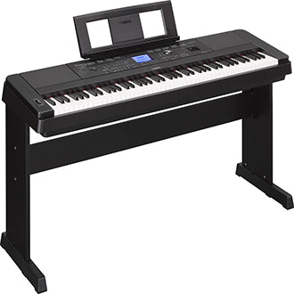 An image of a Black   DGX670  DIGITAL PIANO by Yamaha