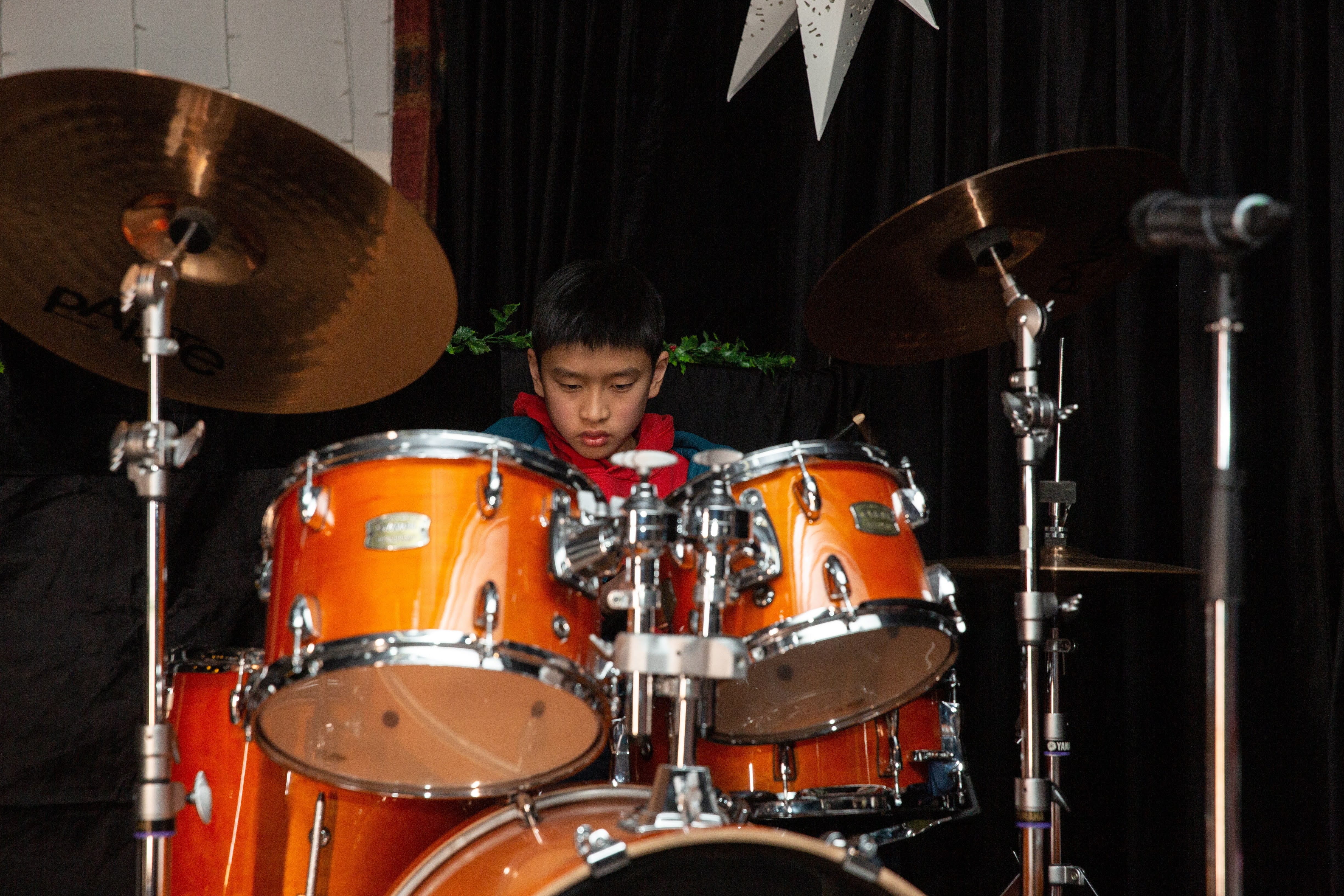 kid overcoming the drum difficulties