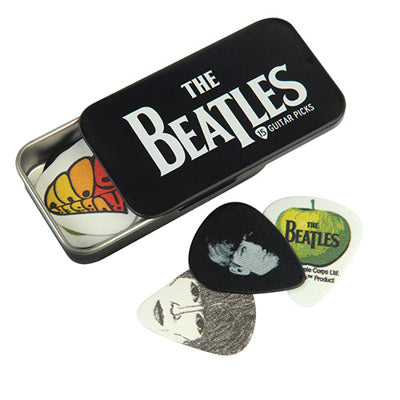 Beatles Signature Guitar Pick Tins, Logo, 15 picks