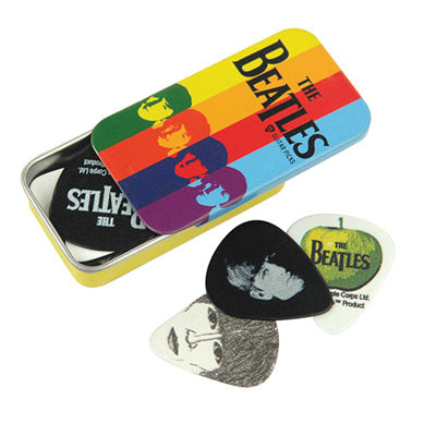 Beatles Signature Guitar Pick Tins, Stripes