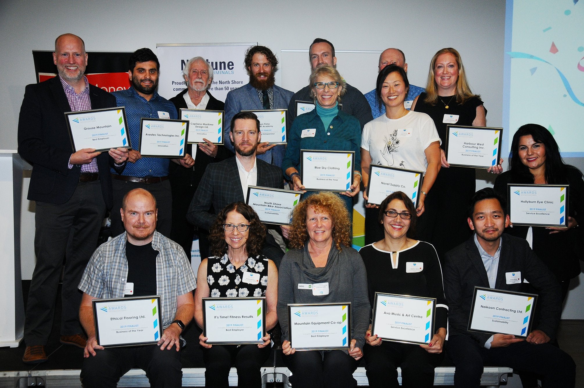 more staff receiving awards