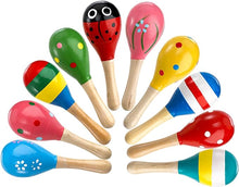 Load image into Gallery viewer, An image of a    20 Pack Mini Wooden Maracas by Ava Music
