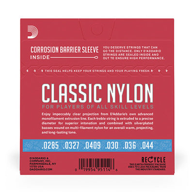 D'Addario Student Nylon Classical Guitar Strings - EJ27H