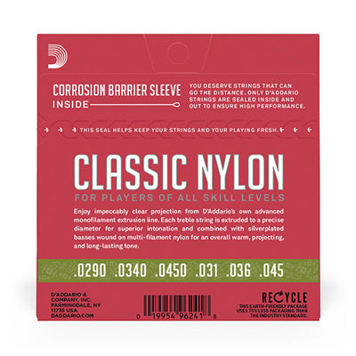 D'Addario Student Nylon Classical Guitar Strings - EJ27H