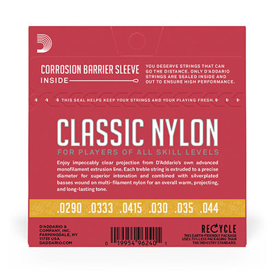 D'Addario Student Nylon Classical Guitar Strings - EJ27H