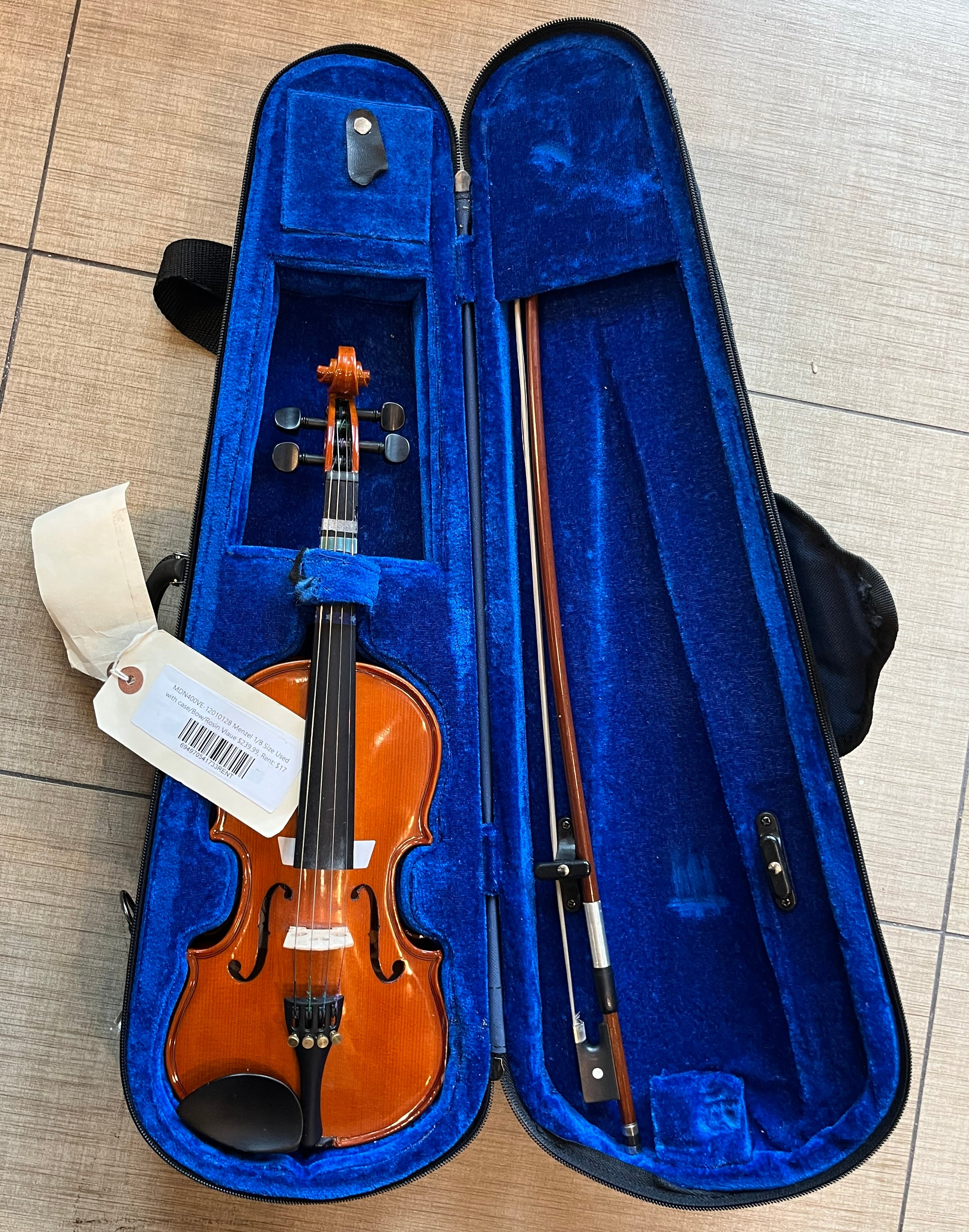 Menzel Violin Outfit 1/8 (Model: MDN400VE) - used