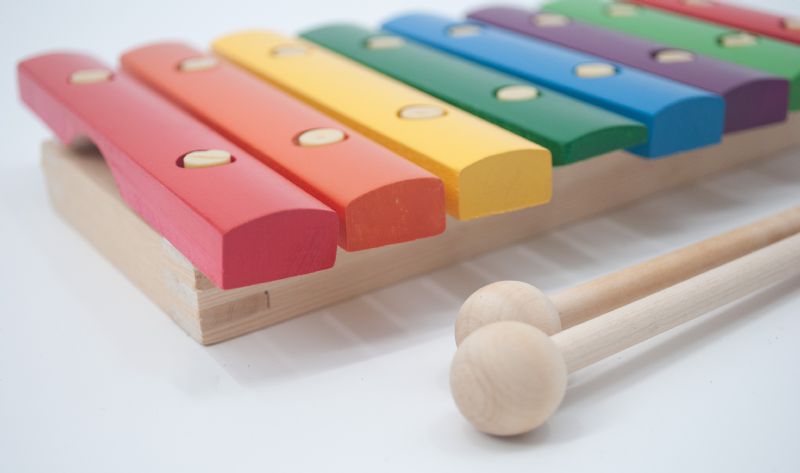 An image of a    8 Note Wood Xylophone by Ava Music