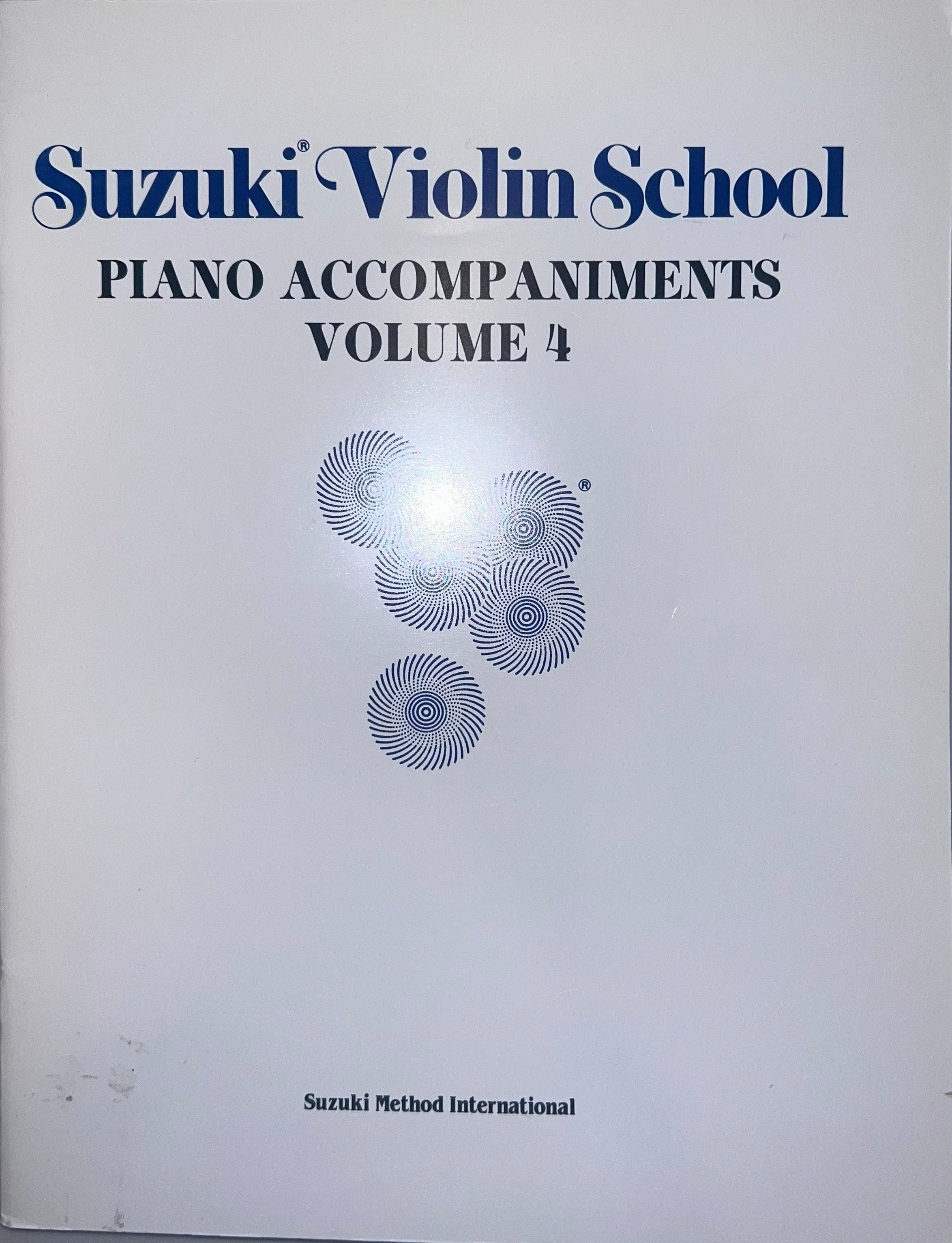 Suzuki Violin Vol.4 Piano Accompaniment