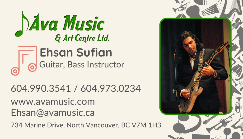Ehsan Sufian - Guitar / Bass teacher