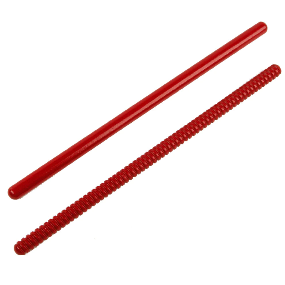 An image of a Red   Wooden Rhythm Sticks, 8 Inch Classical Wood by Ava Music