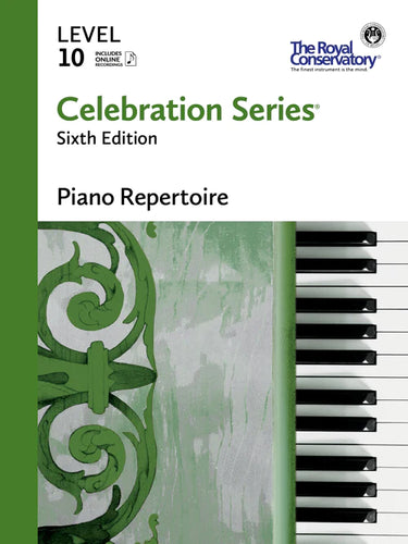 An image of a    Level 10 RCM Repertoire (Piano) by The Royal Conservatory