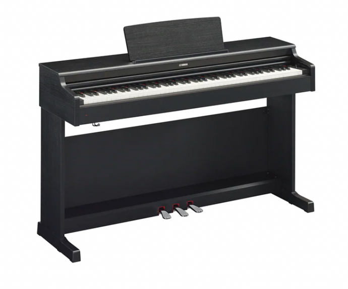 An image of a Black   YDP-165  Yamaha Digital Piano Arius Series by Yamaha