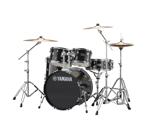 An image of a    RDP0561 BLG 10,12, 14FT, SD, 20 - BLACK GLITTER W/ H by Yamaha