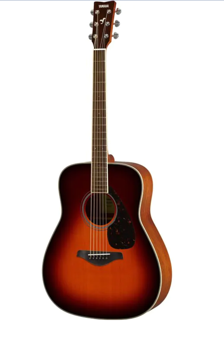 An image of a    FG820 BS YAMAHA FOLK GUITAR by Ava Music