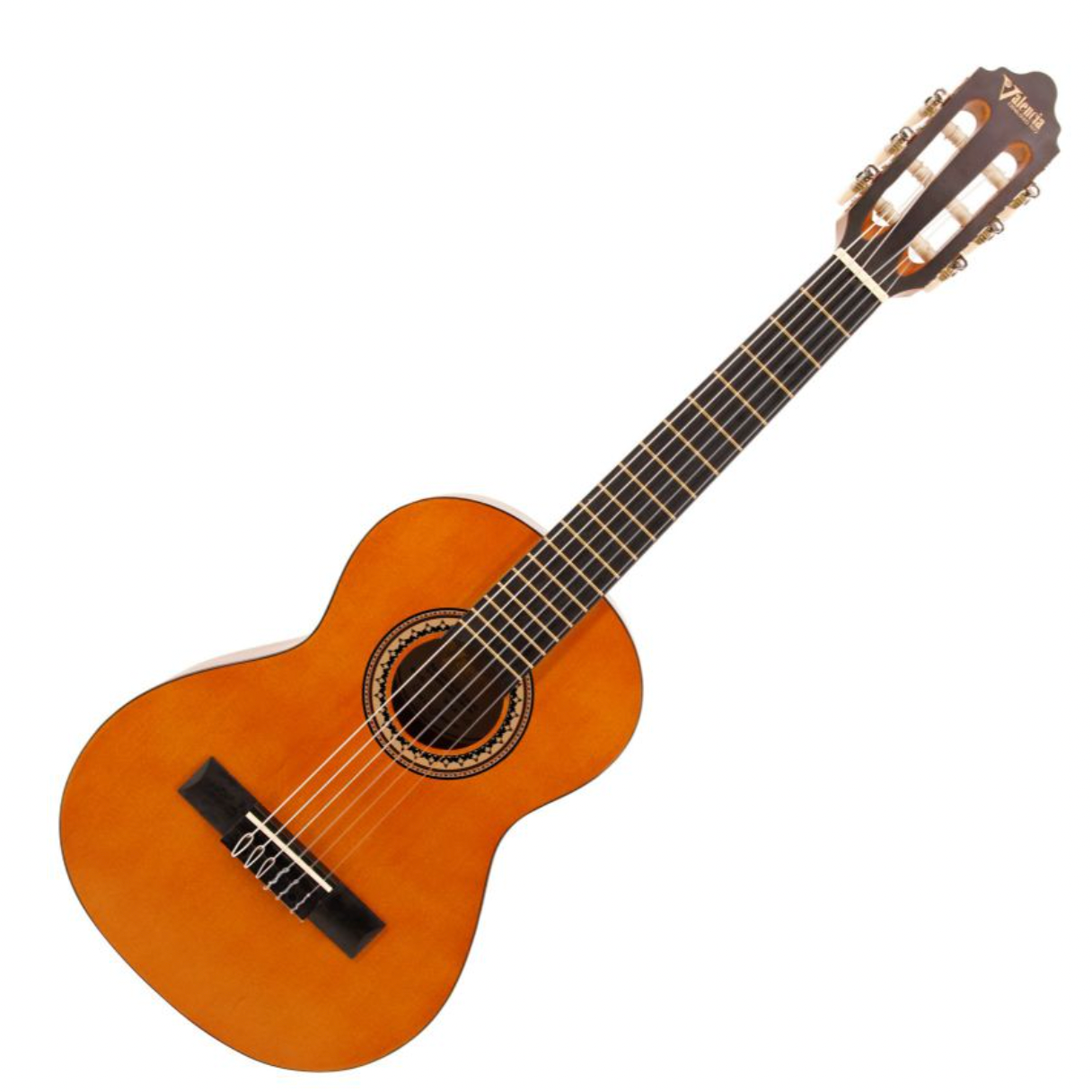 An image of a    VALENCIA - VC201-AN - 1 / 4 SIZE CLASSICAL GUITAR by Valencia