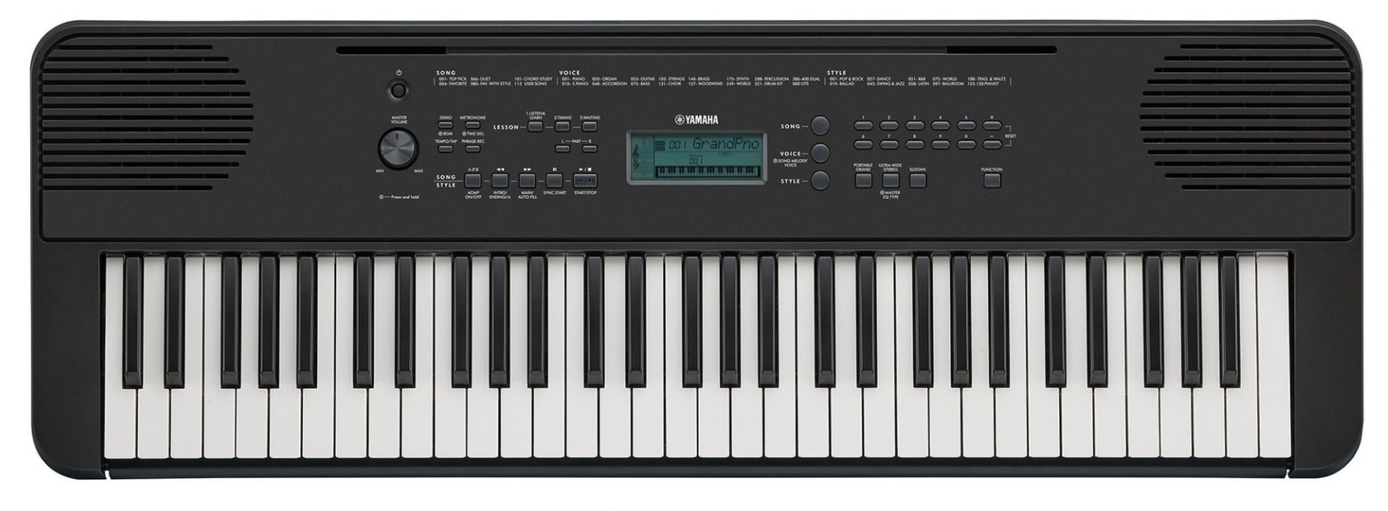 An image of a    PSRE360 B YAMAHA DIGITAL KEYBOARD by Yamaha