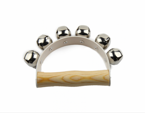 An image of a    6 Bell Deluxe Sleigh Bell by Ava Music